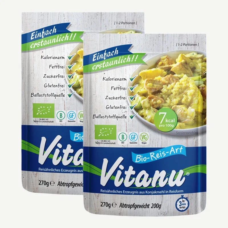 Vitanu Bio Nudeln & Reis Noodles / 2 x 200 g – Bild 4