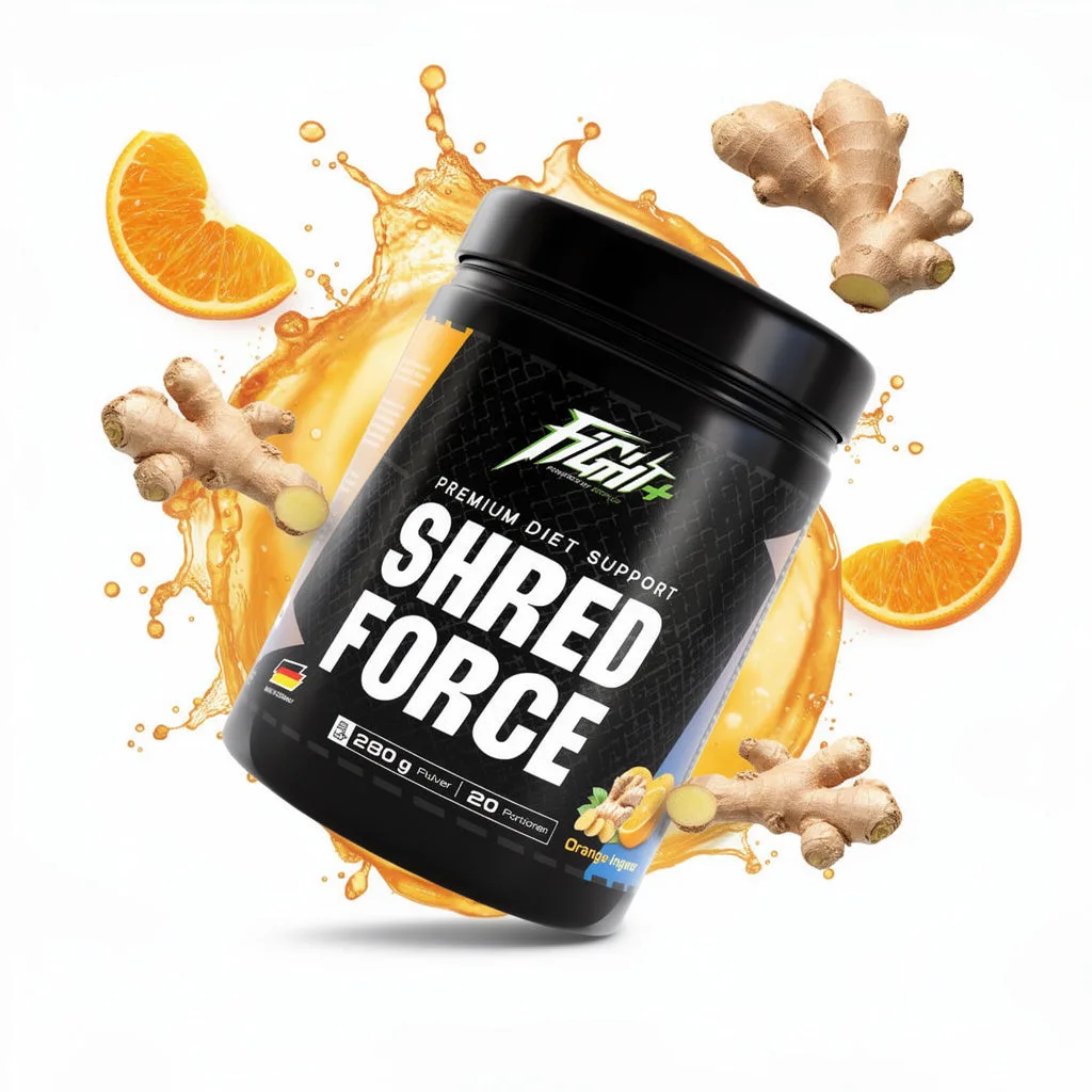 FIGHT+ SHRED FORCE, 280g Ingwer-Orange – Bild 2