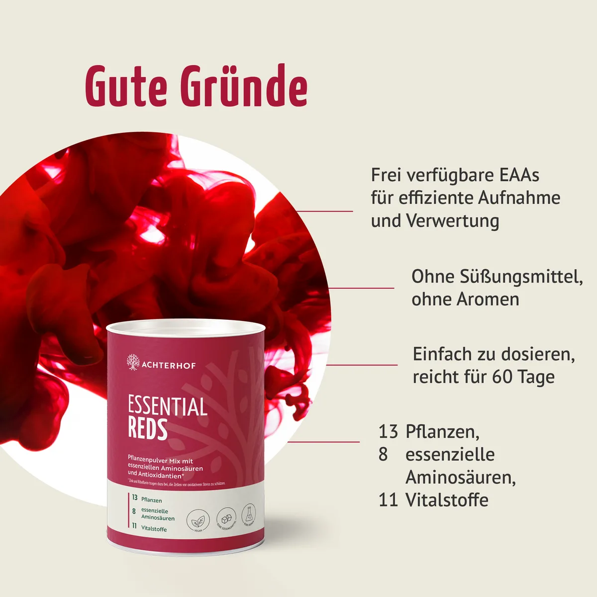 Essential Reds Pulver (360g) – Bild 3