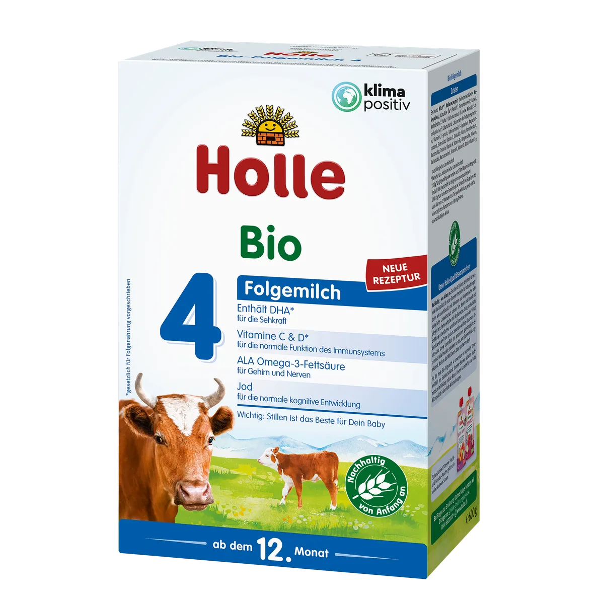 Bio-Folgemilch 4 ab dem 12. Monat (600g)