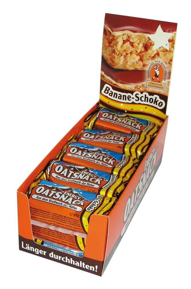 Energy OatSnack (15x65/70g) Schoko – Bild 3