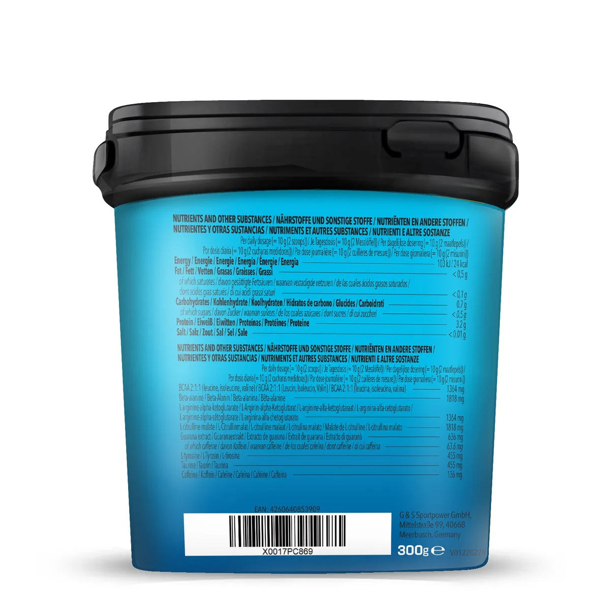 Pre Workout Booster (300g) Orange – Bild 2