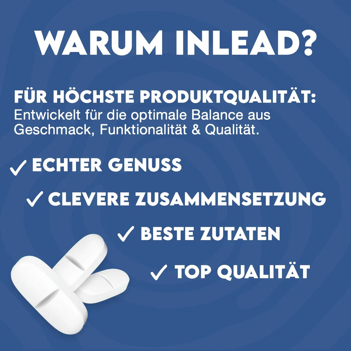 INLEAD - MSM + Vitamin C aus natürlichem Acerola-Extrakt | 2000mg MSM & 12mg Vitamin C pro Portion | Für Bindegewebe, Knorpel & Gelenke | Vegan - 120 Tabletten – Bild 5