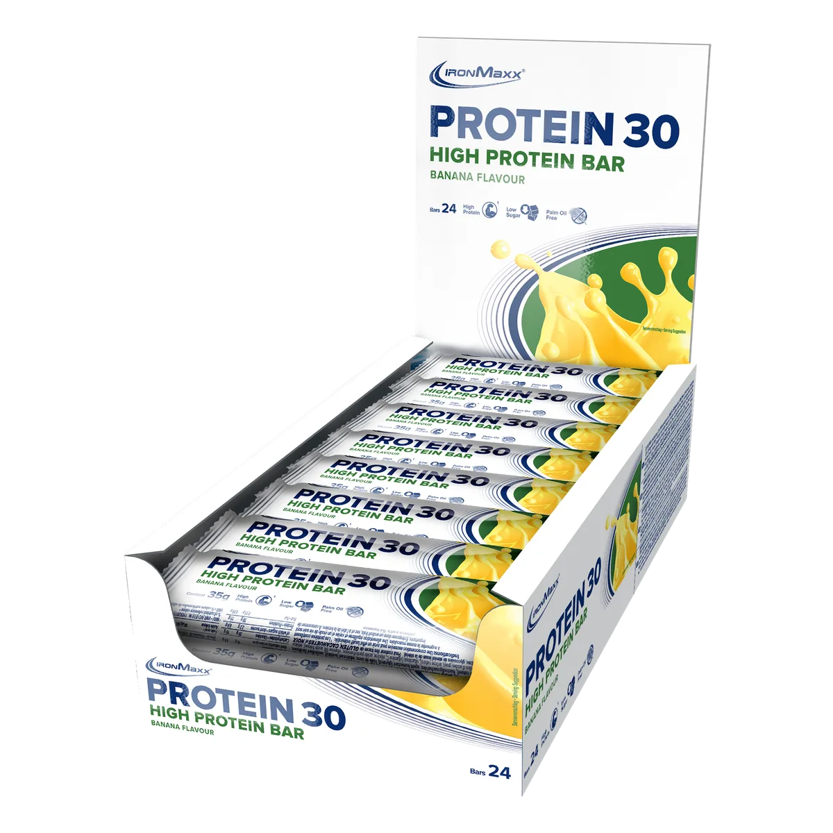 Protein 30 Protein Riegel (24x35g) - Banane