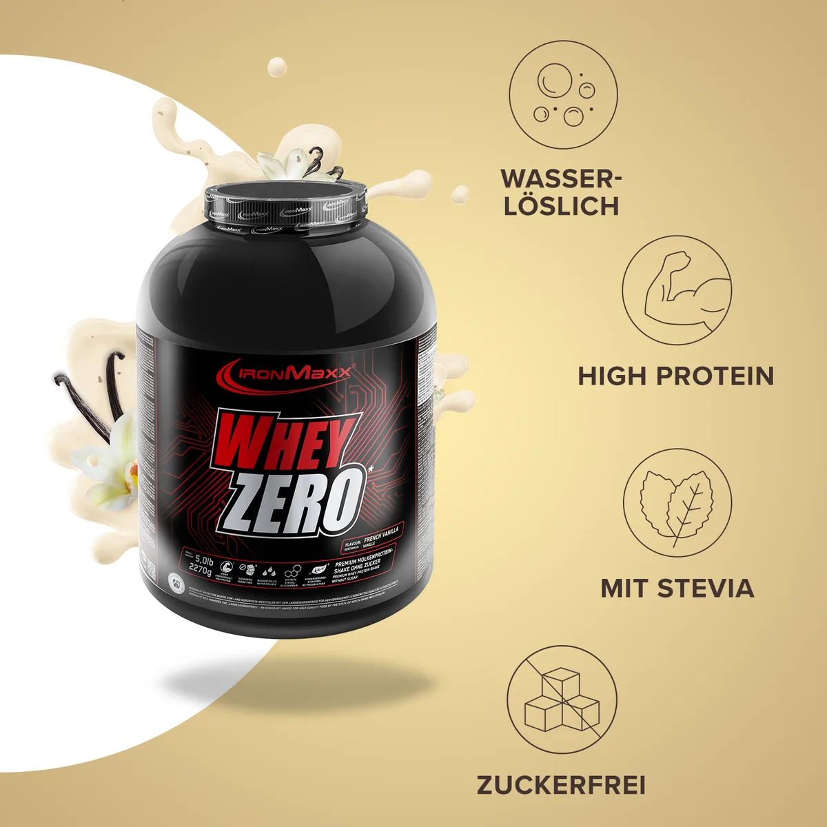 Whey ZERO (2270g) - French Vanilla – Bild 8