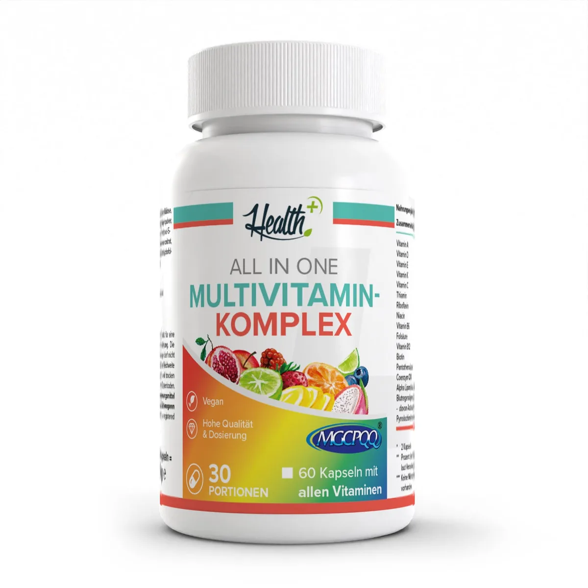 HEALTH+ ALL IN ONE Multivitamin Komplex, 60 Kapseln