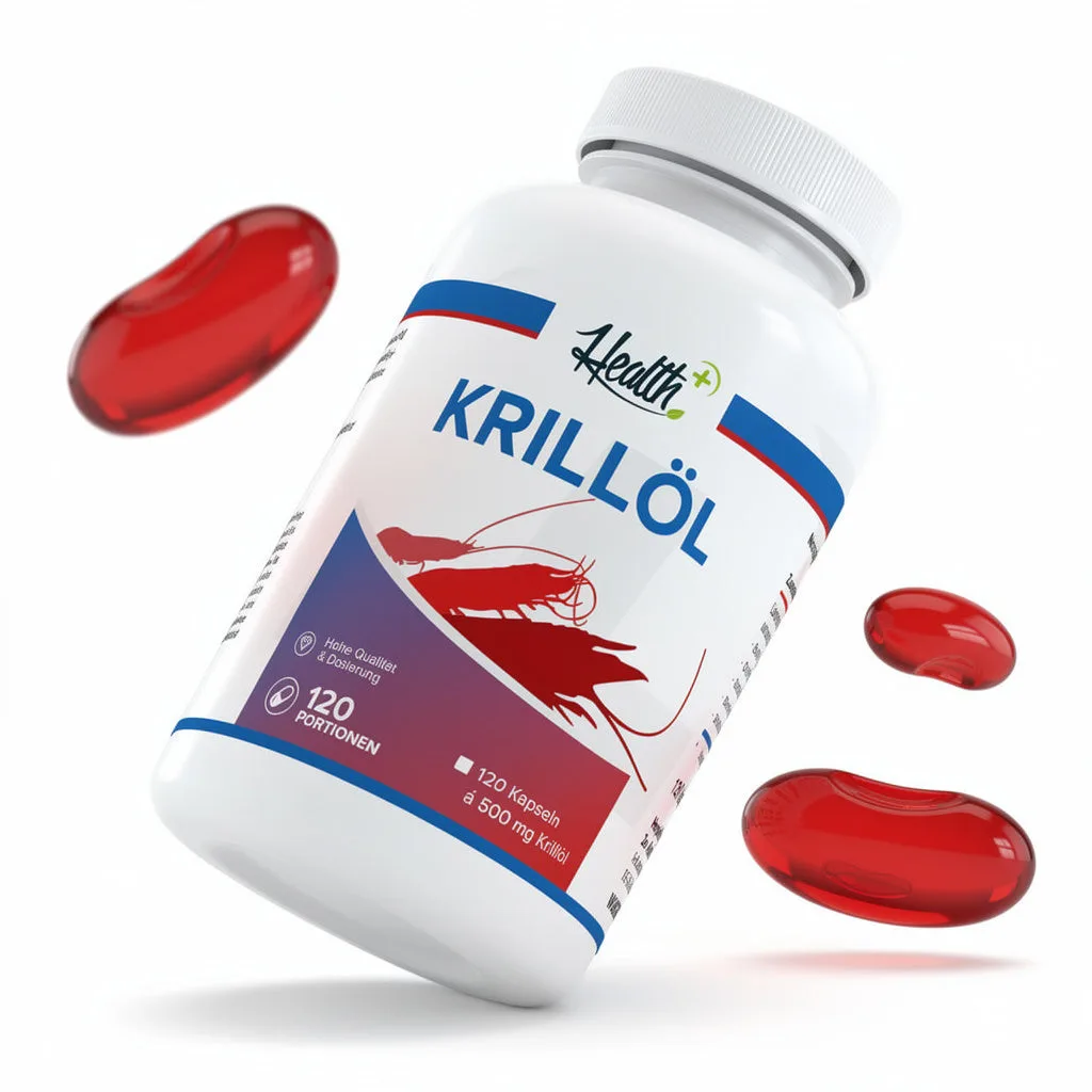 HEALTH+ Krill-Öl Kapseln, 120 Kapseln – Bild 2