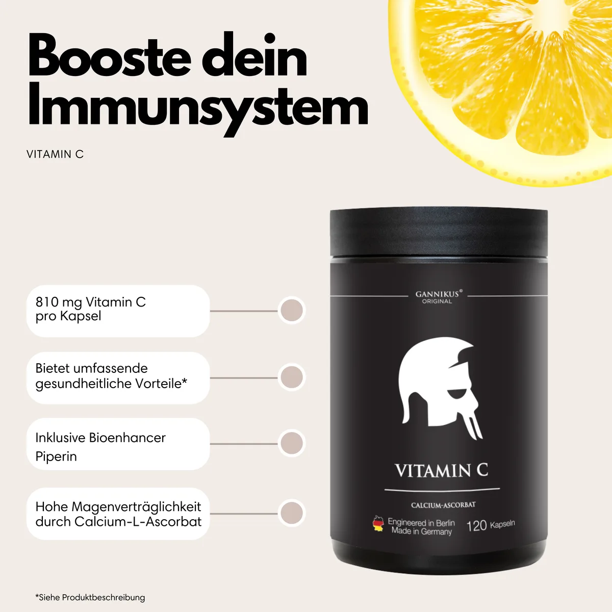 VITAMIN C - 120 Kapseln – Bild 4