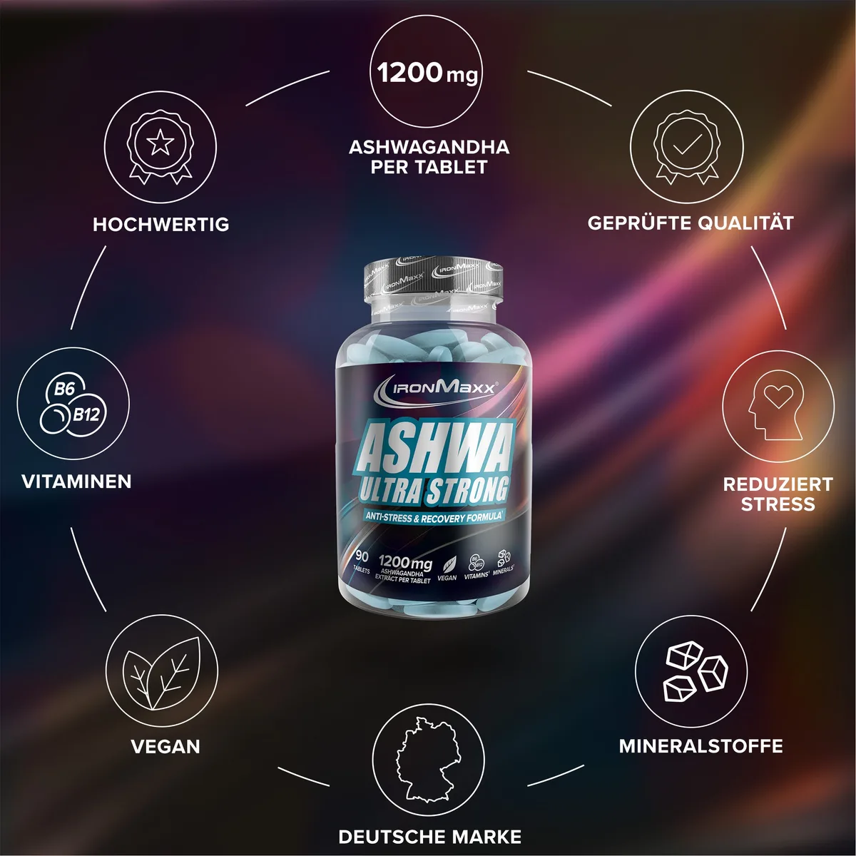 Ashwagandha Ultra Strong - 90 Tabletten – Bild 5