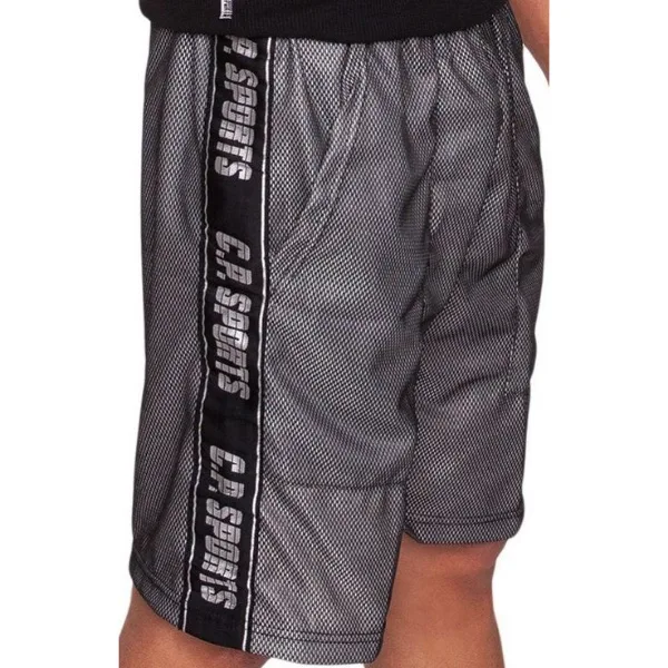 C.P. Sports Fitness Mesh Short, Black