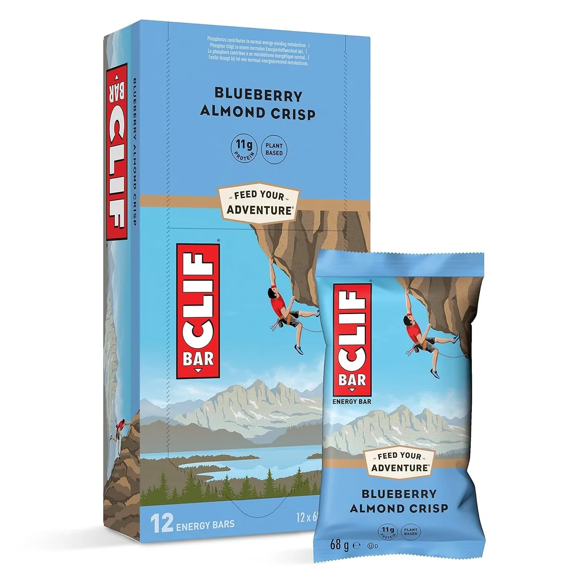Clif Bar (12x68g) Blueberry Crisp – Bild 4