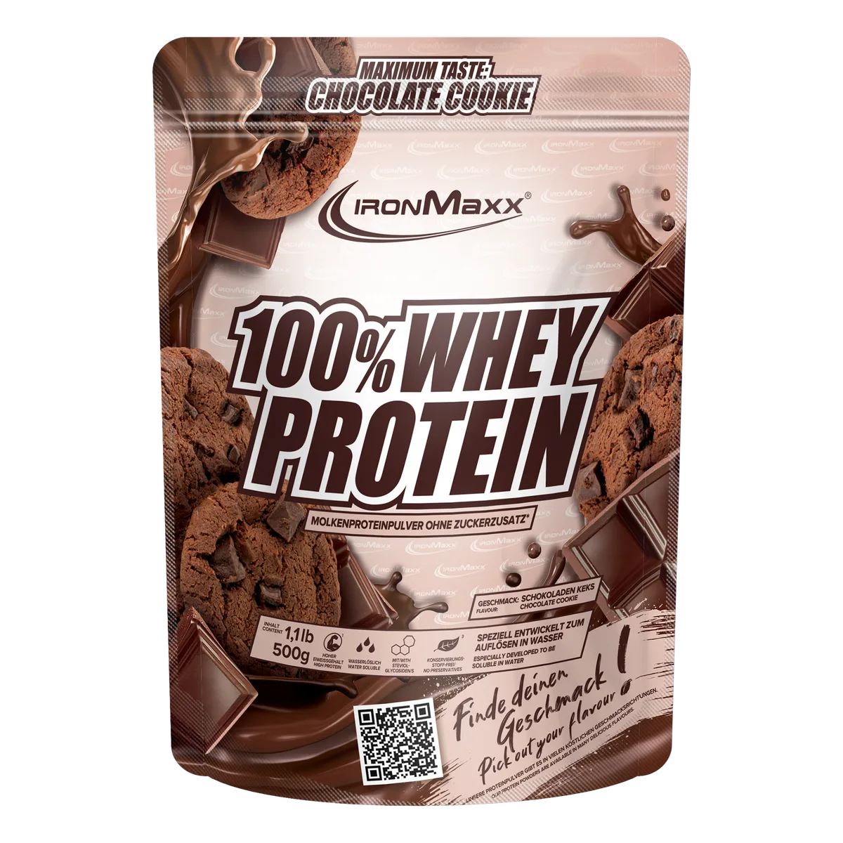 100% Whey Protein (500g) - Chocolate Cookie