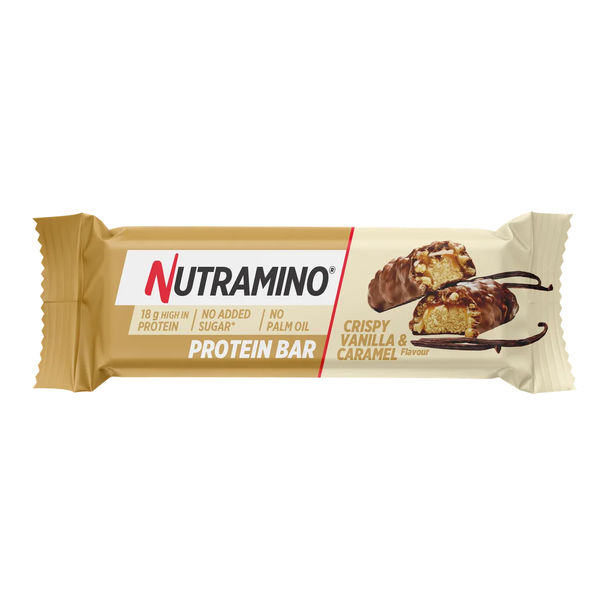 Protein Bar Nutramino Crispy Vanilla & Caramel / 55.0 – Bild 7