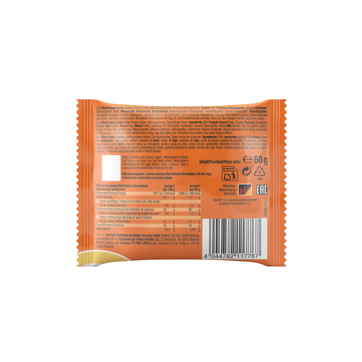 12er Box | Joe's Filled Protein Cookies Hazelnut-Nougat – Bild 7
