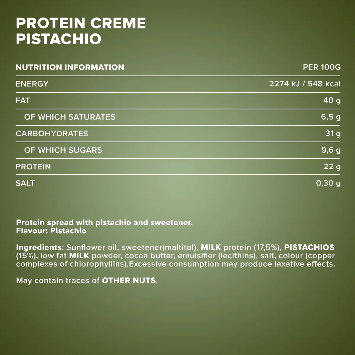 Protein Creme (200g) - Pistachio – Bild 5