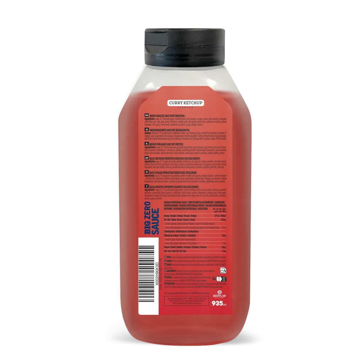 BIG ZERO Sauce (935ml) Cheddar Cheese – Bild 2