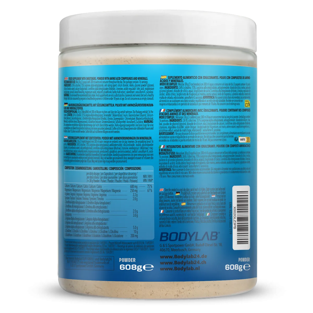 Pre Workout Alpha Mode Cola (608g) – Bild 2