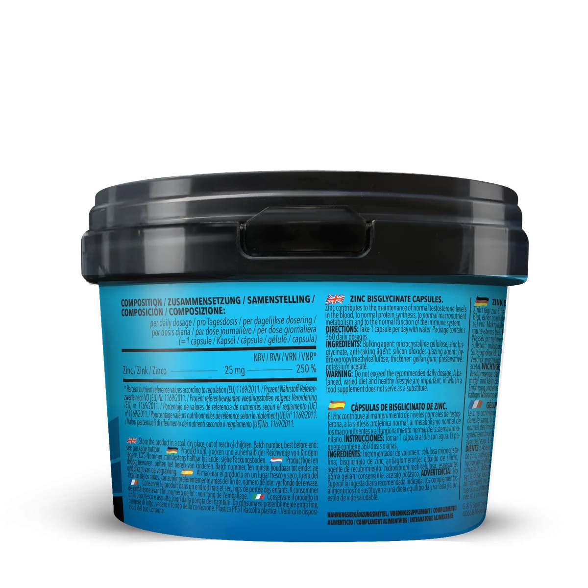 BIG PACK Zinc Bisglycinat (360 Kapseln) – Bild 3