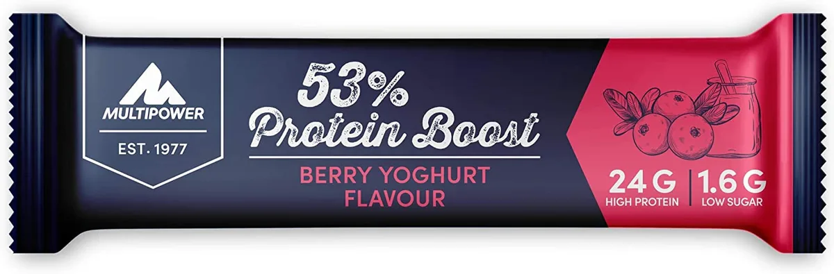53% Protein Boost Bar (20x45g) Berry Yoghurt – Bild 6