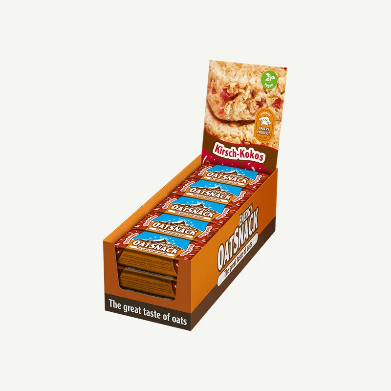 OatSnack Energy Riegel Apfelstrudel / 15 x 65 g – Bild 2