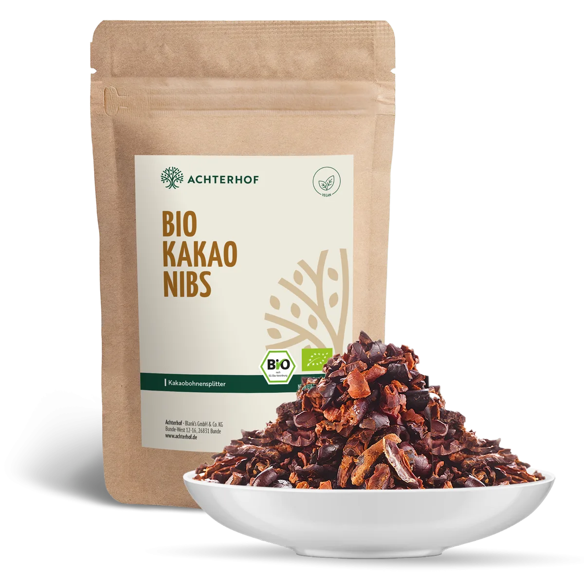 Kakao Nibs Bio (200g) – Bild 2