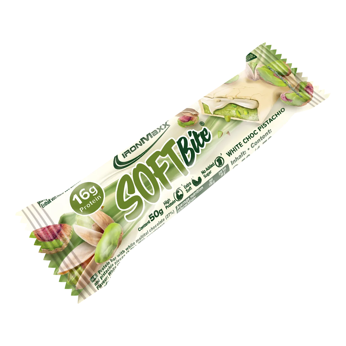 Softbite (12x50g) - White Chocolate Pistachio – Bild 2