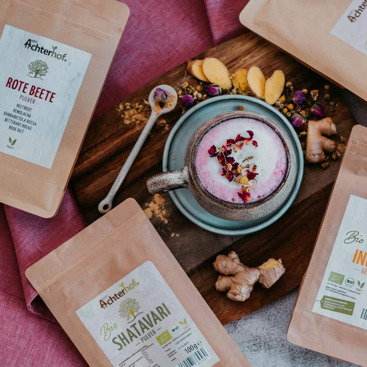 Pink Ayurveda Latte Bio Set – Bild 7