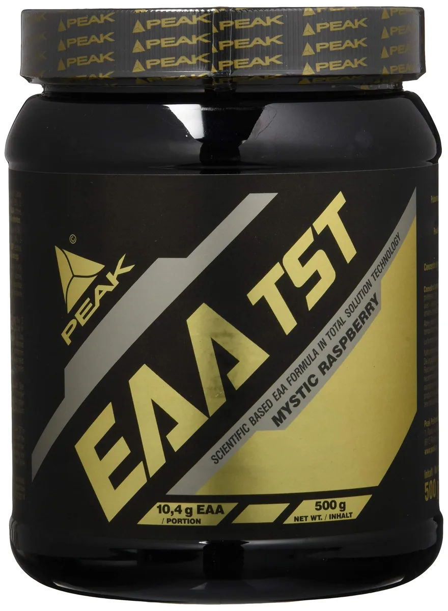 EAA - TS-Technology - 500g Geschmack Mystic Raspberry I Pulver I alle essentiellen Aminosäuren I Muskelaufbau I schnell resorbierbar I vegan I B - Vitamine