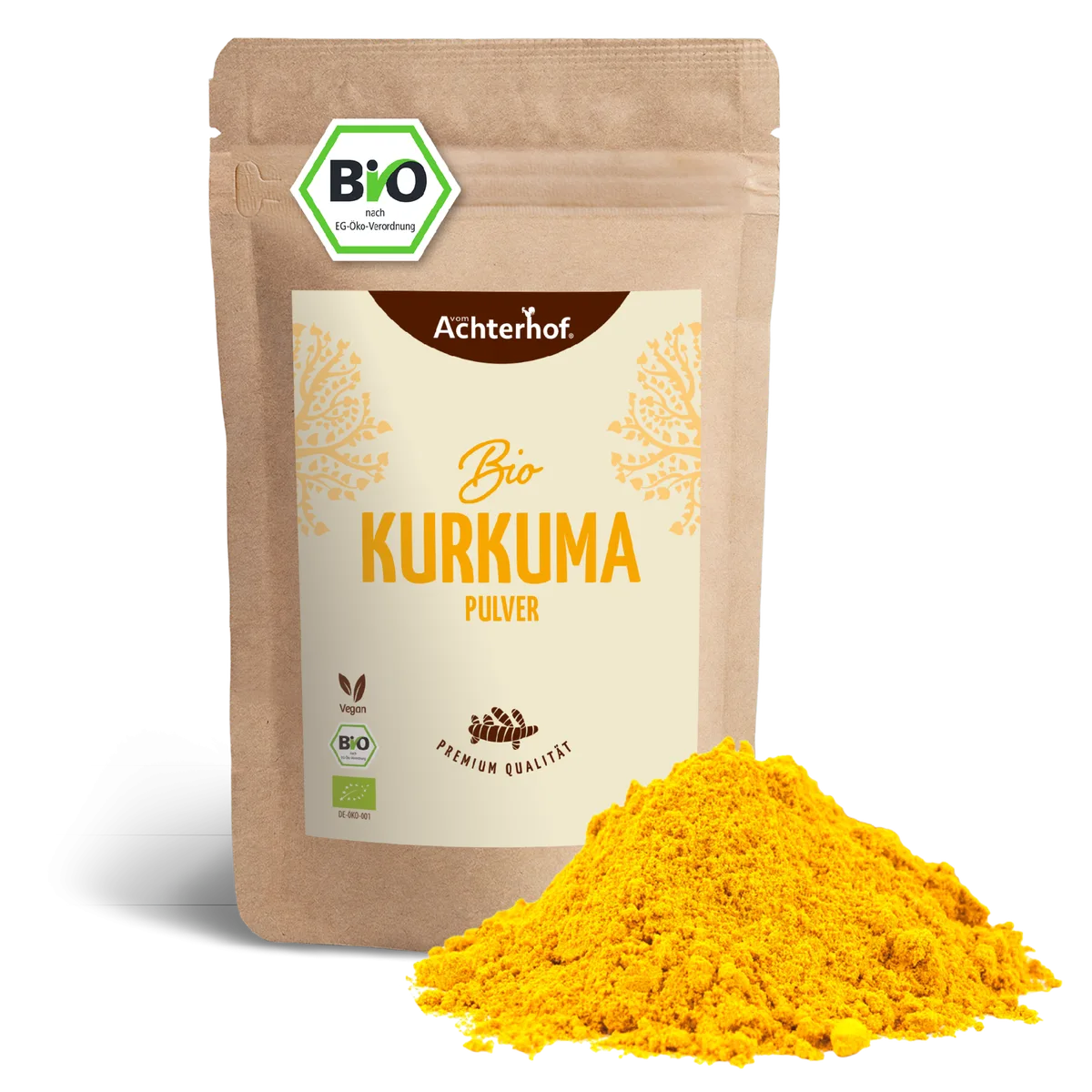 Bio Kurkuma Pulver (500g) – Bild 2