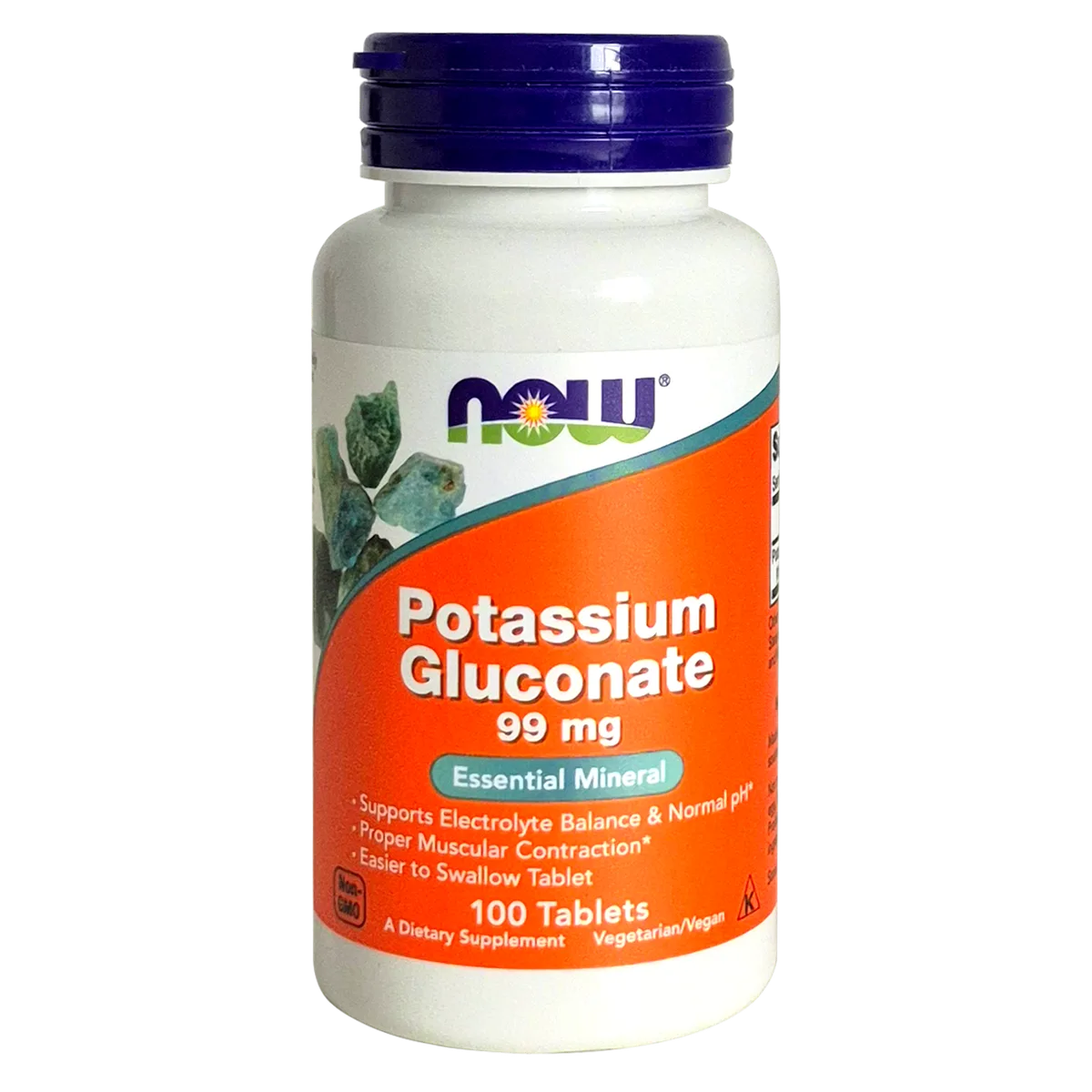 NOW Foods Potassium Gluconate 100 Tabletten