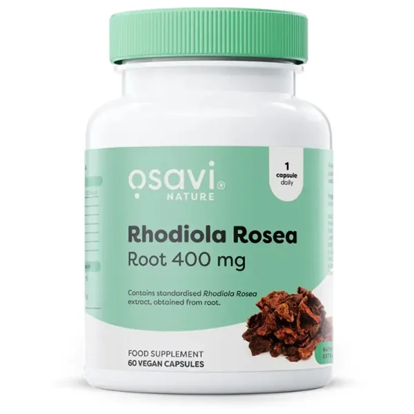 Osavi Rhodiola Rosea 400 mg – Rosenwurz für Balance &amp; Regeneration (60 Kapseln)