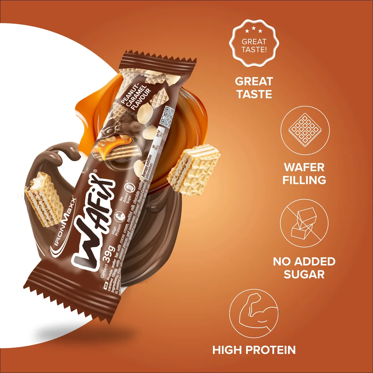 Wafix (39g) - Peanut Caramel – Bild 7