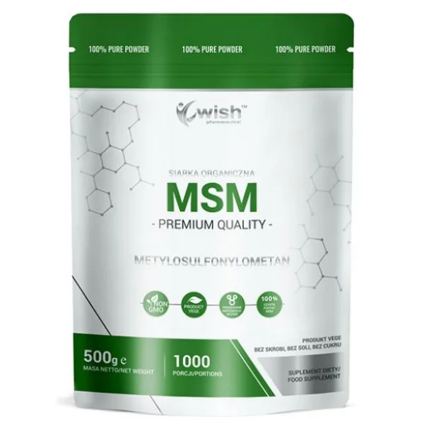 Wish Pharmaceutical MSM, 500g