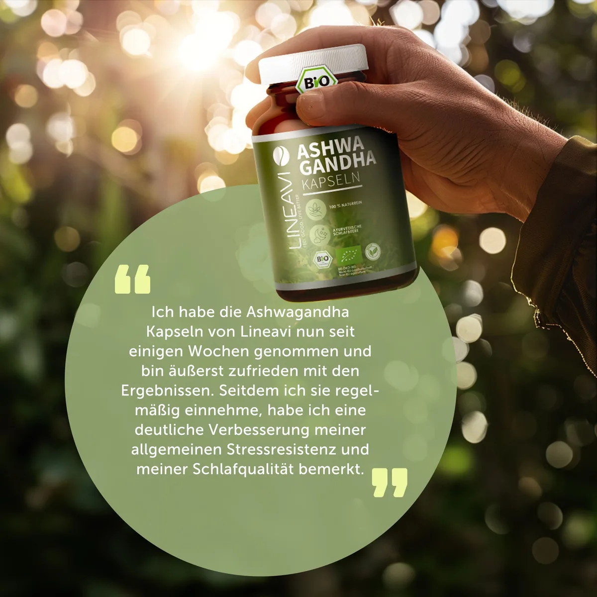 Ashwagandha Kapseln bio (150 Kapseln) – Bild 6