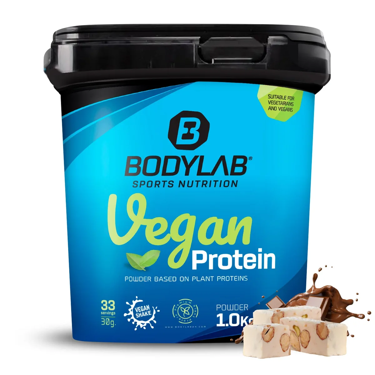 Vegan Protein (1000g) Vanille Softeis – Bild 3