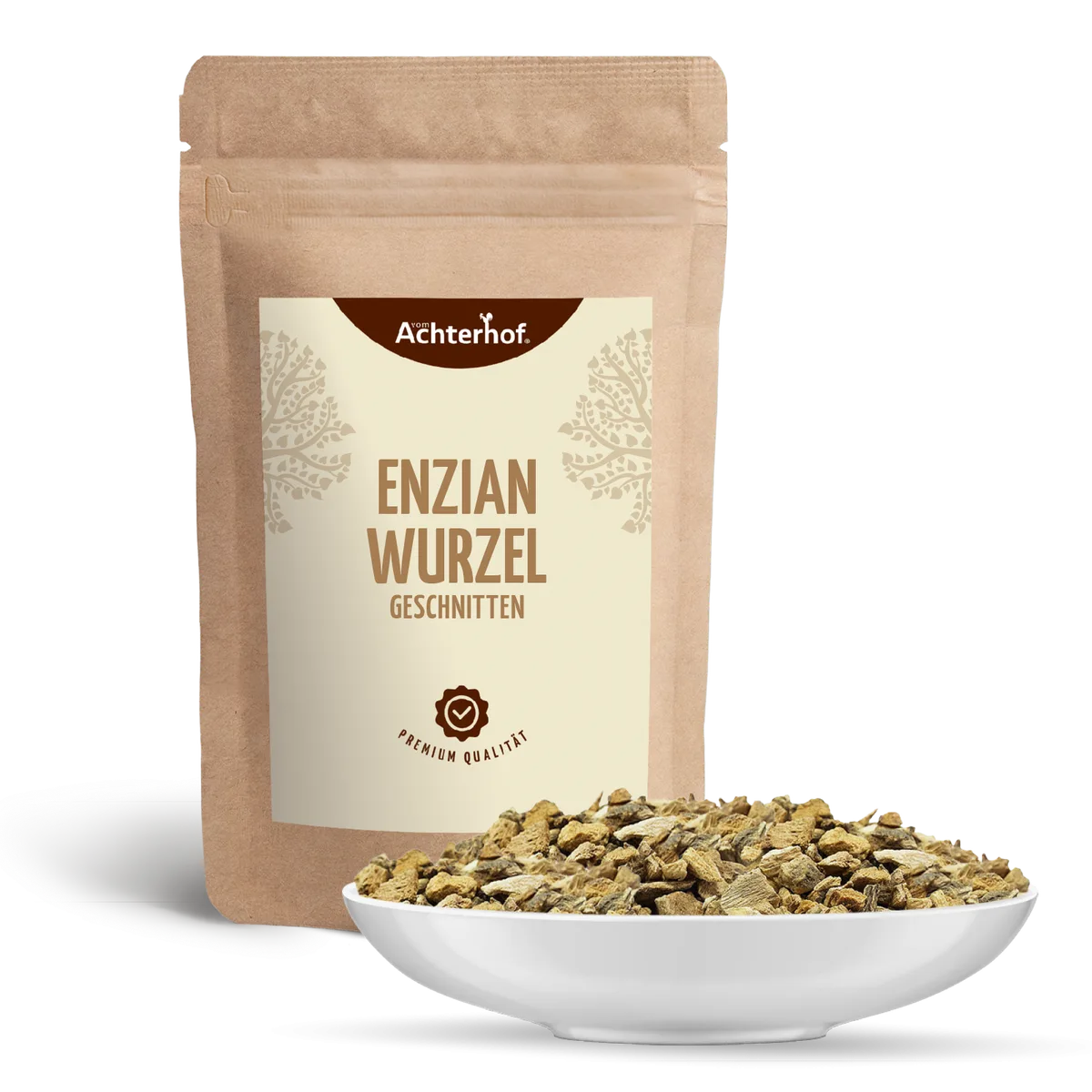 Enzianwurzel geschnitten (500g) – Bild 2