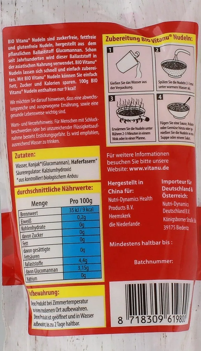 Bio Konjak Spaghetti (270g) – Bild 2