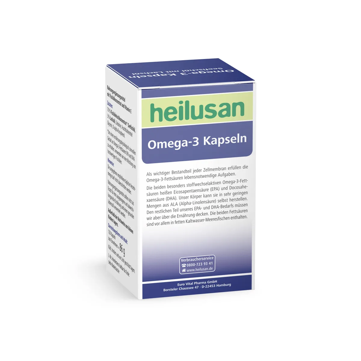 Heilusan Omega-3 (120 Kapseln) – Bild 2
