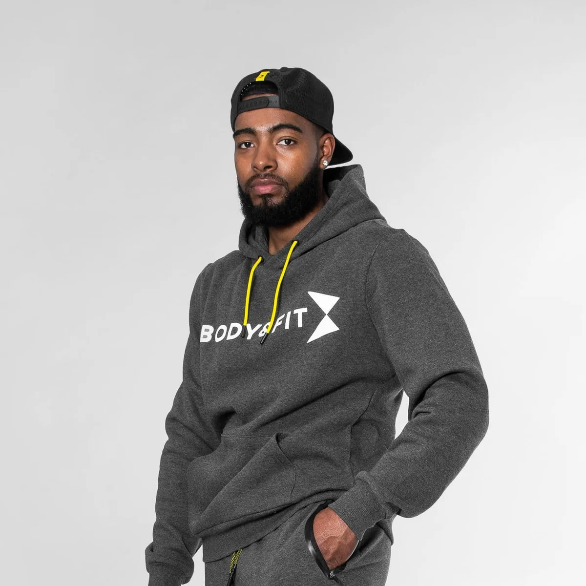 Essential cosy Hoodie Grijs melange / L