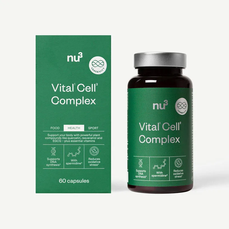 nu3 Vital Cell Complex Basic / 60 Kapseln – Bild 3