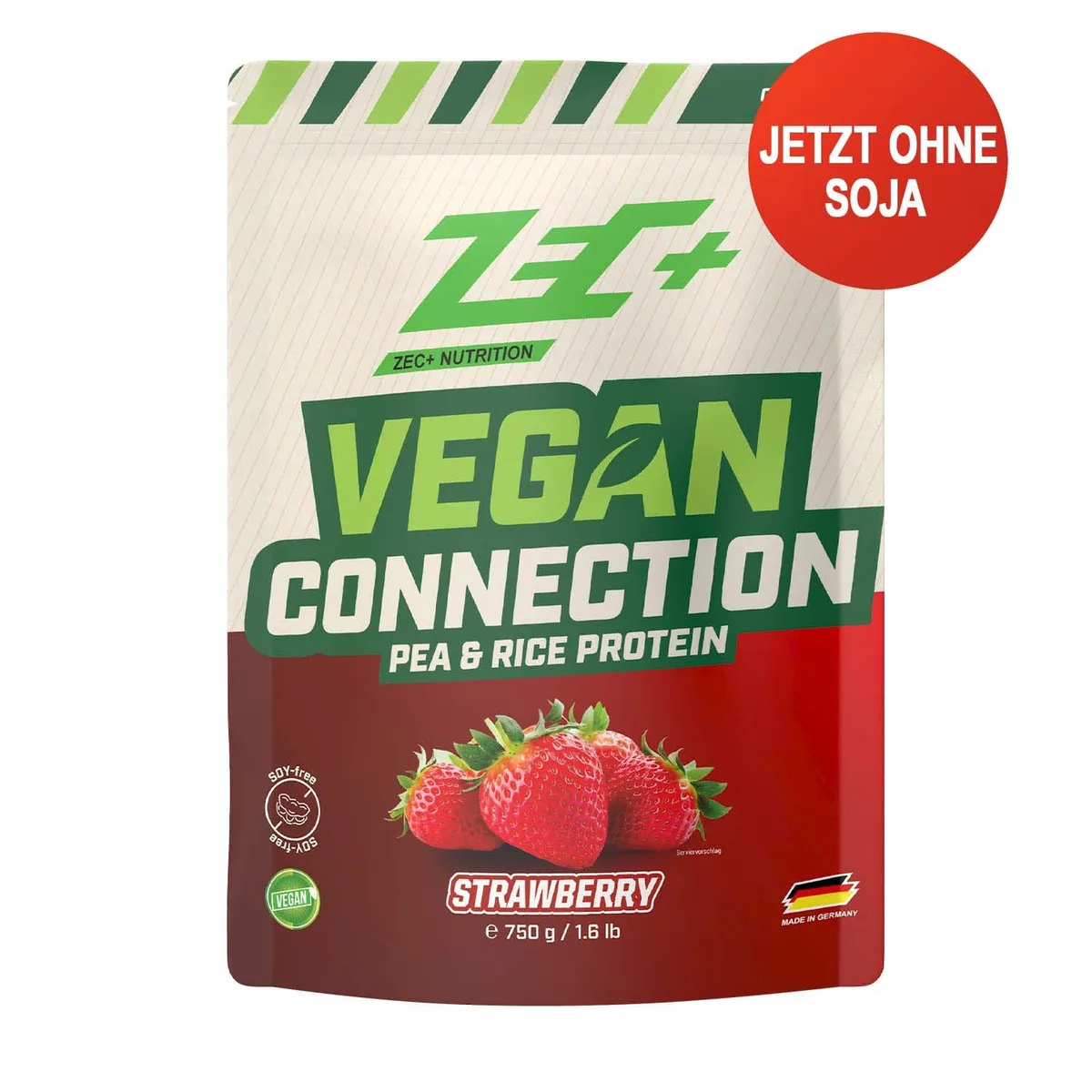 ZEC+ VEGAN CONNECTION 750g Erdbeere