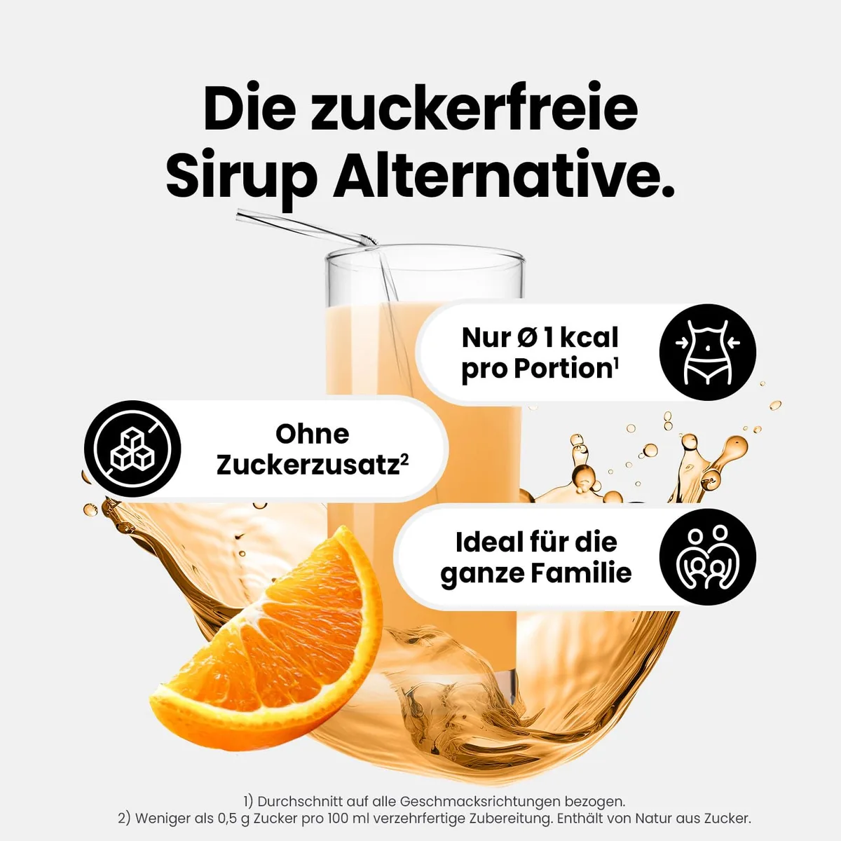 Best Body Nutrition ZEROP Vital Zuckerfreies Getränkekonzentrat Sirup Multifrucht Ohne Aspartam 1 L ergibt 80 L Getränk Fitness Drink mit Vitaminen B1 B6 Niacin Kalorienarm Wassersprudler – Bild 2