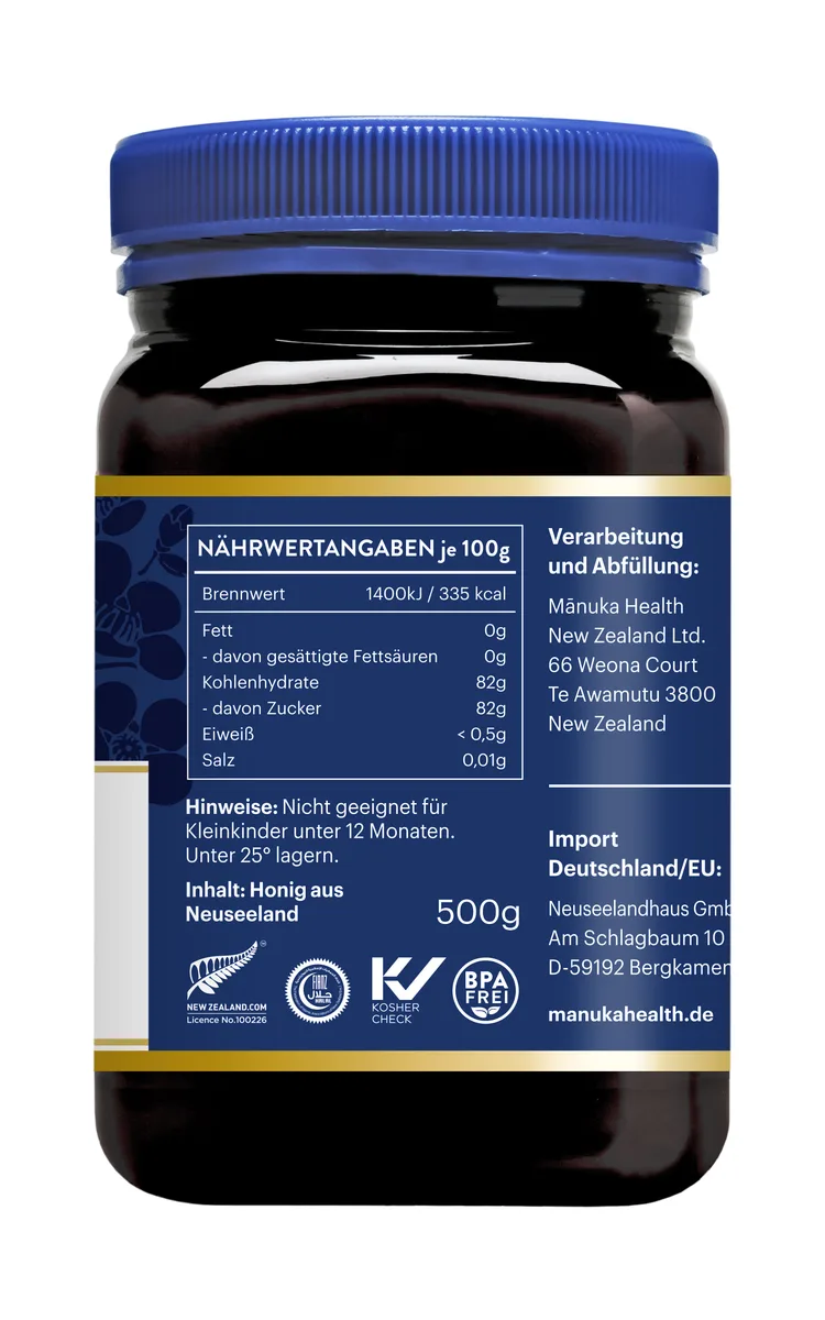 Manuka Honig MGO 100+ (500g) – Bild 2