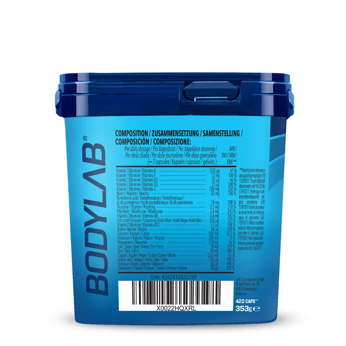 BIG PACK Bodybuilder Stack 2.0 (420 Kapseln) – Bild 4
