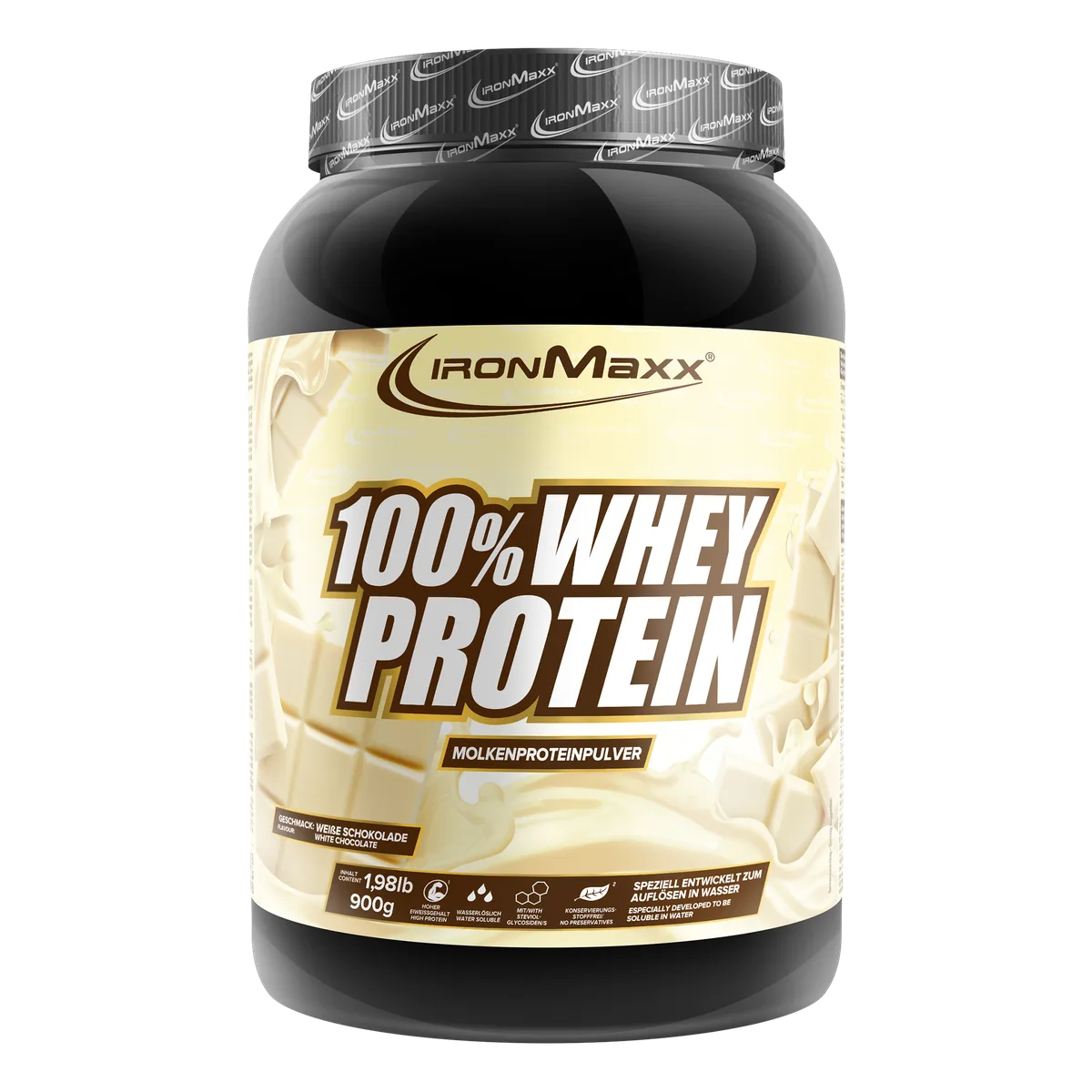 100% Whey Protein (900g) - Weiße Schokolade