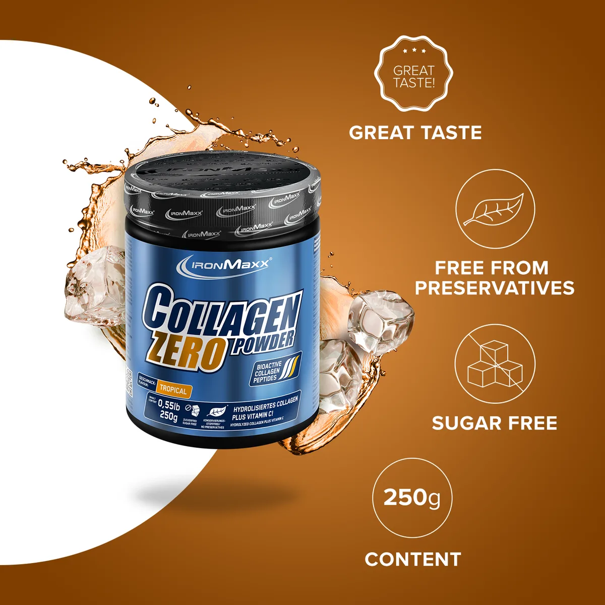 Collagen Powder Zero (250g) - Tropical – Bild 7