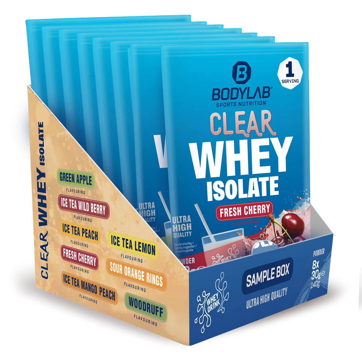 Clear Whey Isolate Probierbox (8 Proben je 30g) – Bild 3