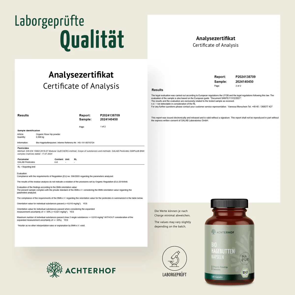 Bio Hagebutten Kapseln (180 Kapseln) – Bild 7