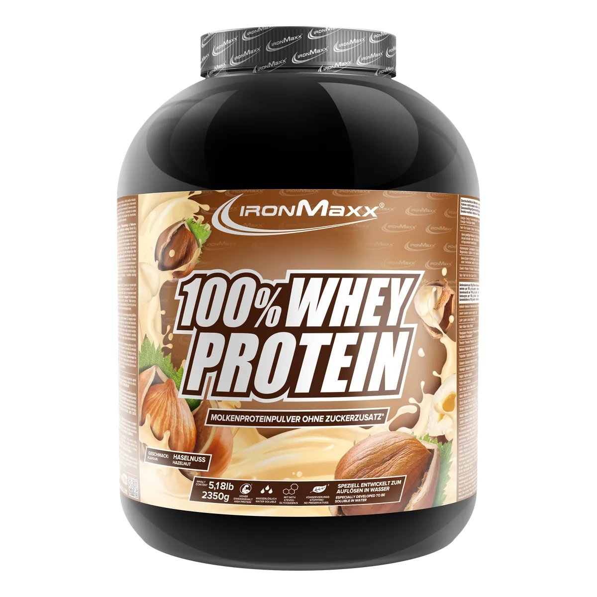 100% Whey Protein (2350g) - Haselnuss