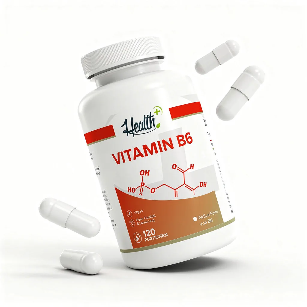 HEALTH+ VITAMIN B6, 120 Kapseln – Bild 2